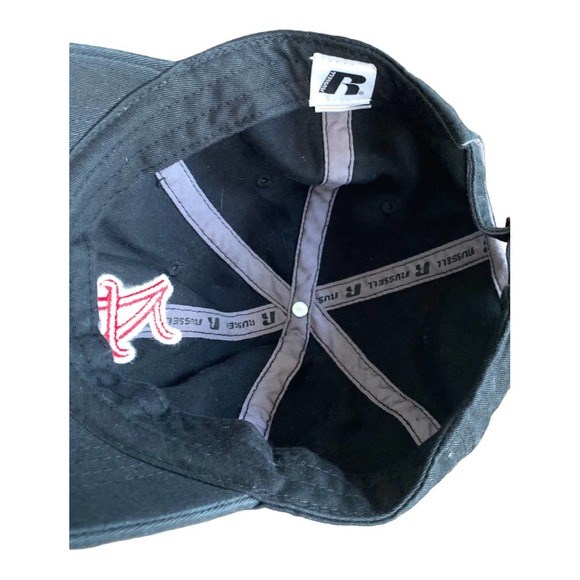 Russell Black and Red Alabama One Size‎ Fits All Cap - Picture 4 of 5